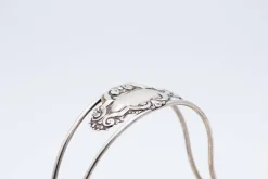 Pamono Fruit Bowl in Embossed Silver with Double Wire Handle> Bowls