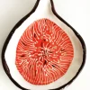 Sale Pamono Fruit Collection Fig Plates in Violet or Green by Federica Massimi, Set of 4