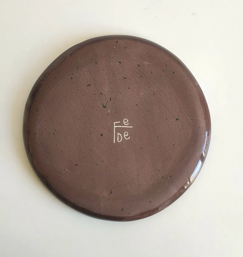 Hot Pamono Fruit Collection Kiwi Plates by Federica Massimi, Set of 4