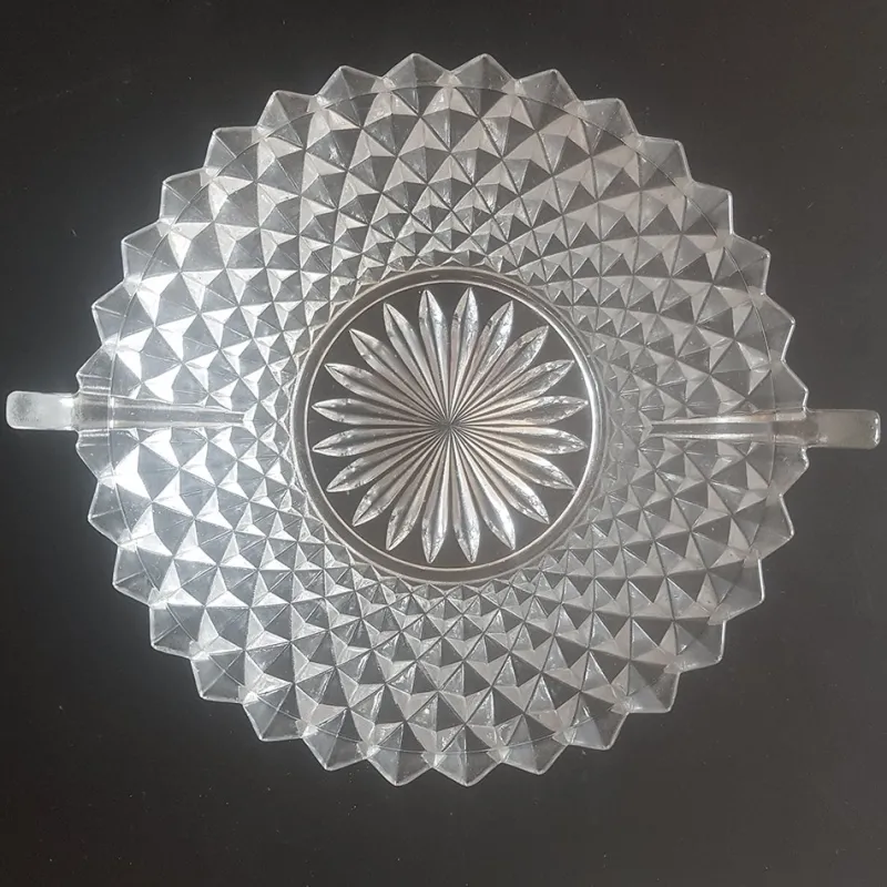 Pamono Fruit Salad Crystal Service, 1960s, Set of 7> Serving Dishes