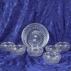 Outlet Pamono Fruit Salad Service Lead Crystal Service, 1960s, Set of 7