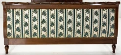 Pamono Full Size French Empire Style Carved Iroko Bed, 1960><noscript><img width=