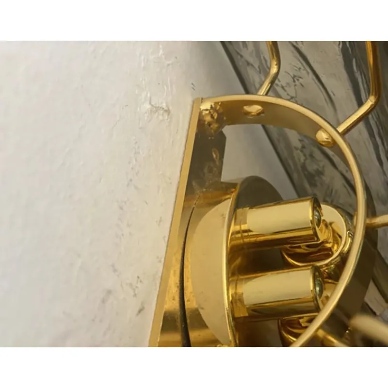Pamono Fumè Squared Murano Glass Wall Sconce by Simoeng> Wall Lights & Sconces