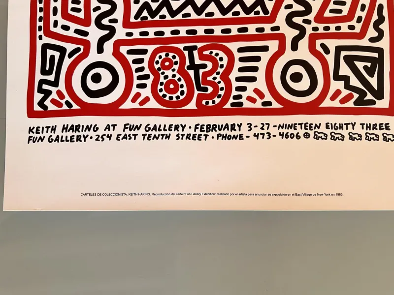 Pamono Fun Gallery, East Village Poster Reprint after Keith Haring, 1983> Posters|Wall Decor