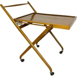 Clearance Pamono Functionalist Folding Trolley from Thonet, 1930s