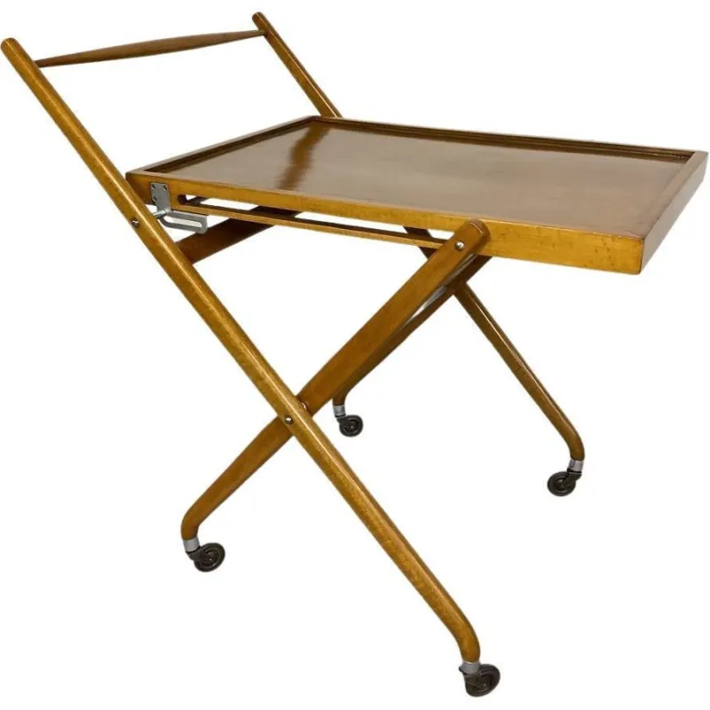 Clearance Pamono Functionalist Folding Trolley from Thonet, 1930s