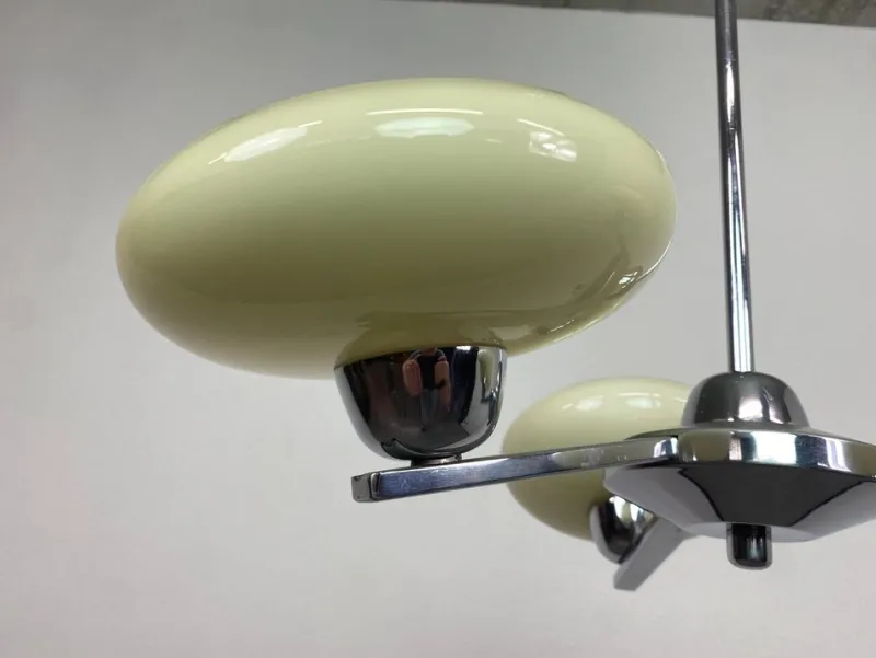 Pamono Functionalist Hanging Lamp, 1930s