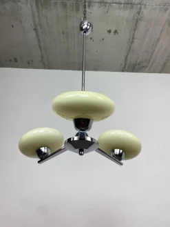 Pamono Functionalist Hanging Lamp, 1930s