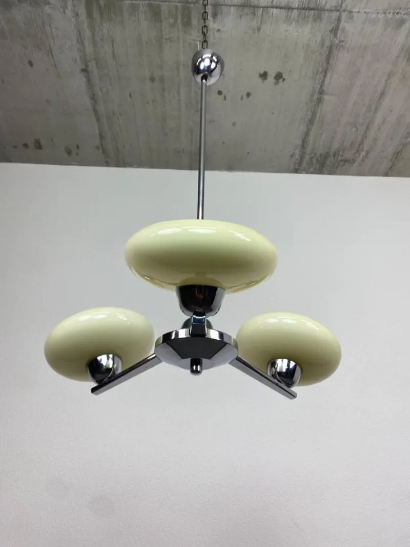 Pamono Functionalist Hanging Lamp, 1930s