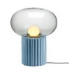 Pamono Fungi Floor Lamp in Sky Blue by Hanne Willmann for Favius> Floor Lamps