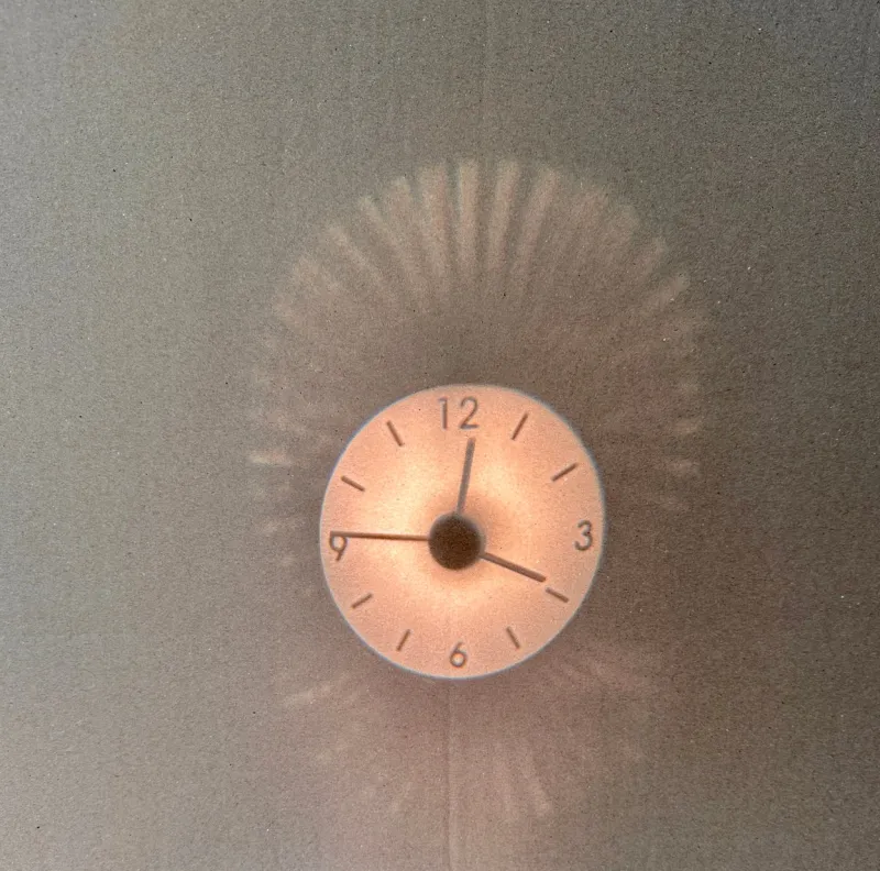 Pamono Futuristic Nextime Beamer Clock, 1980s> Clocks