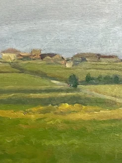 Pamono G. Radicati, Country Landscape, 20th Century, Oil Painting on Panel><noscript><img width=