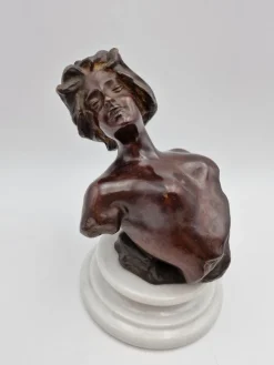 Best Pamono G. Renda, Ecstasy, Bronze Sculpture on Marble Base