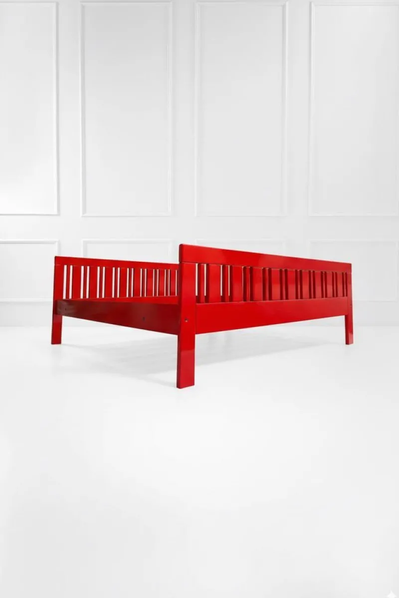 Pamono Galassia Bed attributed to Ettore Sotstsass for Poltronova, Italy, 1963> Beds & Bedroom Sets