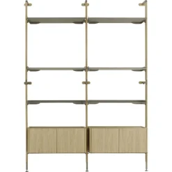 Pamono Galaxy Oak Bookshelf by Morica Design