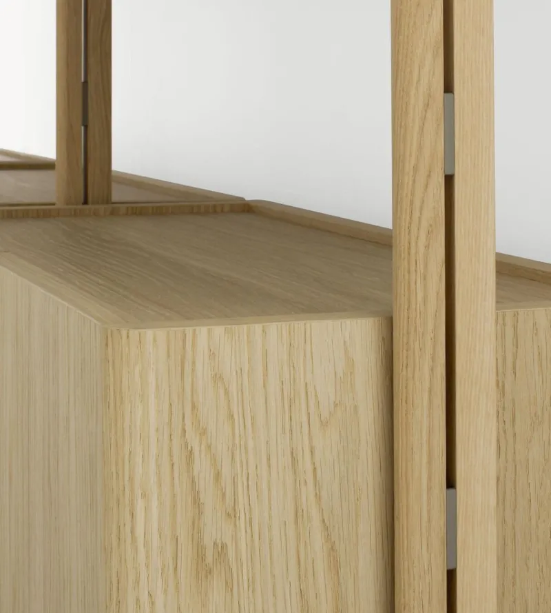 Pamono Galaxy Oak Bookshelf by Morica Design