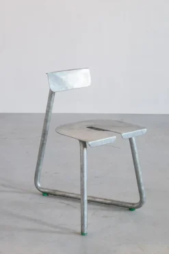 Clearance Pamono Galva Steel Outdoor Chairs by Atelier Thomas Serruys, Set of 8