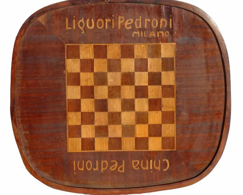 Sale Pamono Game Table from Liquori Pedroni, Italy, Early 1900s