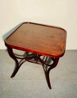 Online Pamono Game Table with Carved Base by Michael Thonet for Thonet, Pre-1890s