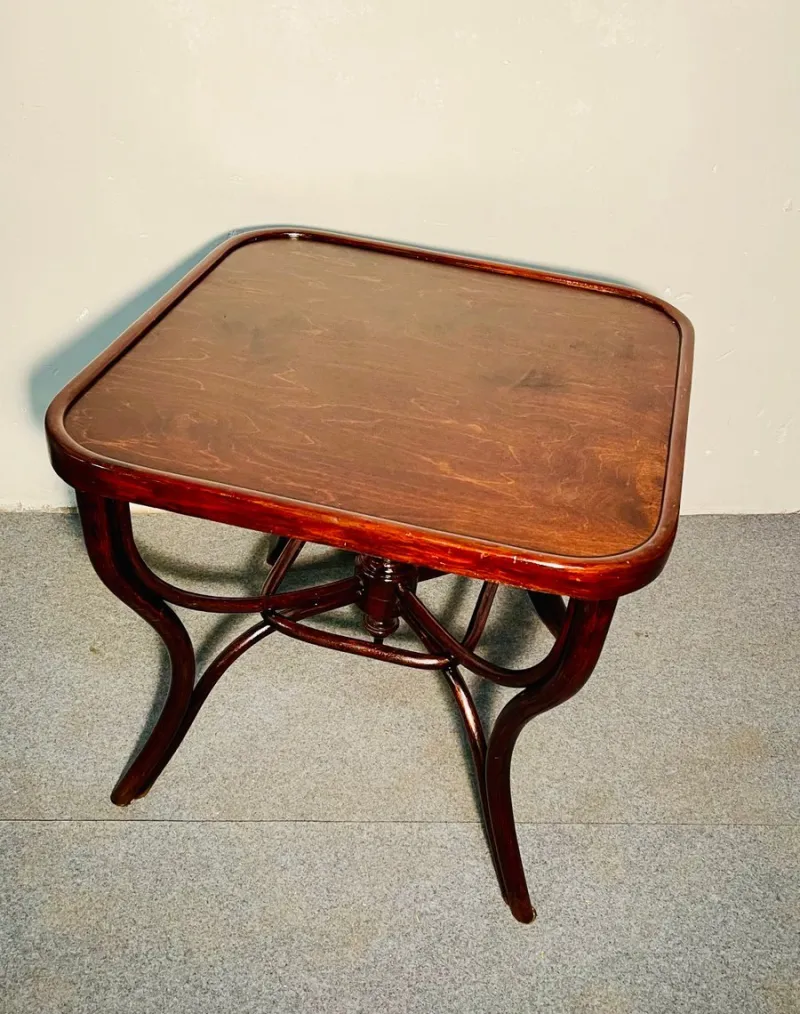 Online Pamono Game Table with Carved Base by Michael Thonet for Thonet, Pre-1890s