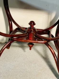 Online Pamono Game Table with Carved Base by Michael Thonet for Thonet, Pre-1890s