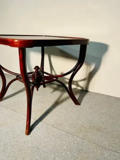 Online Pamono Game Table with Carved Base by Michael Thonet for Thonet, Pre-1890s