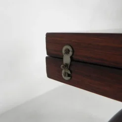Pamono Gaming Table with Folding and Rotating Top, 1950s><noscript><img width=