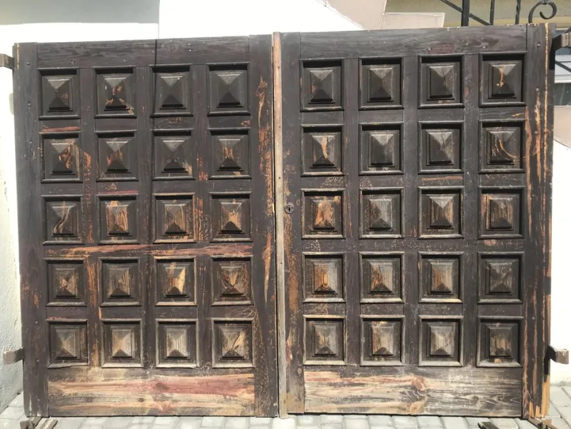 Pamono Garage Doors, 1950s, Set of 2> Architectural Elements