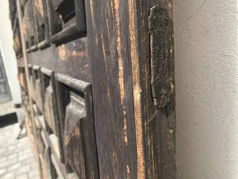 Pamono Garage Doors, 1950s, Set of 2> Architectural Elements