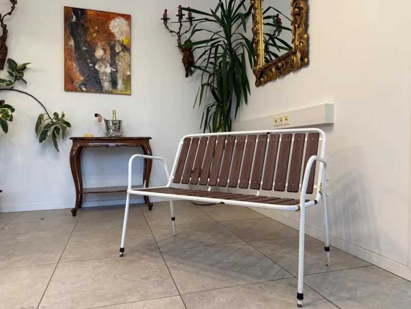 Clearance Pamono Garden Bench, Denmark, 1960s