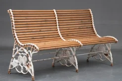 Discount Pamono Garden Bench in Cast Iron, 1890