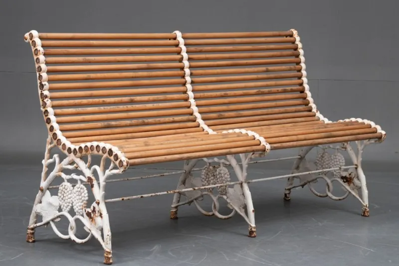 Discount Pamono Garden Bench in Cast Iron, 1890