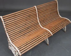 Discount Pamono Garden Bench in Cast Iron, 1890