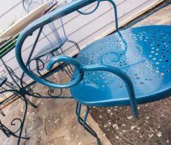 Sale Pamono Garden Chairs & Table Set from Fermob, 1950s, Set of 5