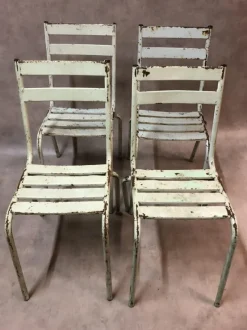 Pamono Garden Chairs from Art-Prog, 1950s, Set of 4> Garden Seating