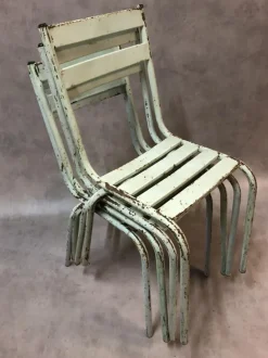 Pamono Garden Chairs from Art-Prog, 1950s, Set of 4><noscript><img width=