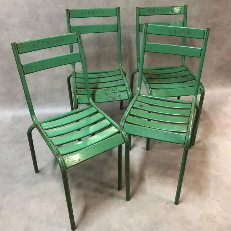 Pamono Garden Chairs from Art-Prog, 1950s, Set of 4
