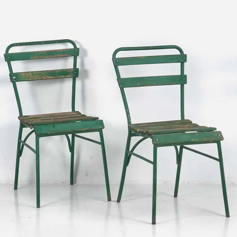 Pamono Garden Chairs, 1920s, Set of 4> Garden Seating