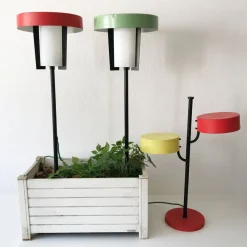 Clearance Pamono Garden Lamps from Kaiser Leuchten, 1950s, Set of 3