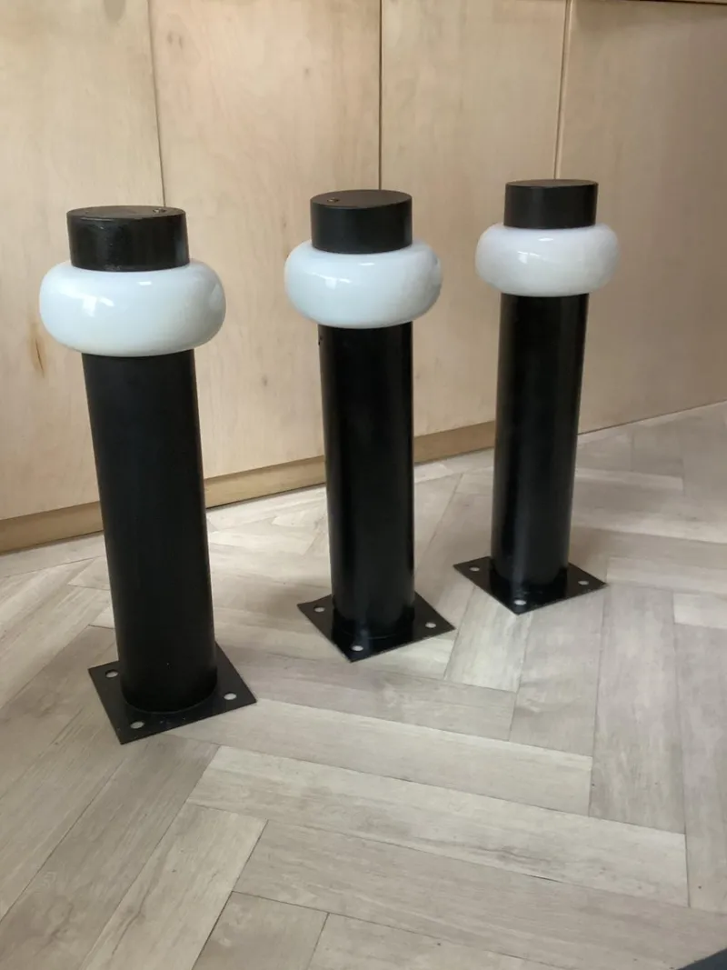 Pamono Garden Lamps from Raak Amsterdam, 1970s, Set of 3> Garden Lighting