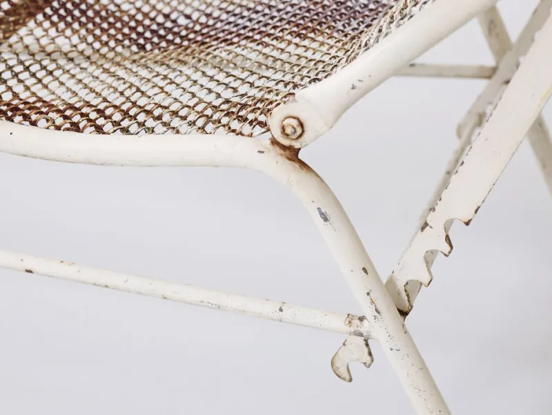Pamono Garden Lounge Chair by Jean Prouvé & Jules Leleu for Martel de Janville, 1937> Garden Seating