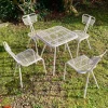 New Pamono Garden Set attributed to René Malaval, 1950s, Set of 5