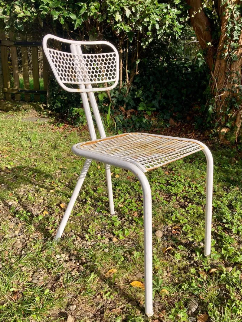 New Pamono Garden Set attributed to René Malaval, 1950s, Set of 5