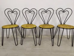 Pamono Garden Set by Mathieu Matégot, 1950s, Set of 5><noscript><img width=