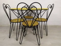 Pamono Garden Set by Mathieu Matégot, 1950s, Set of 5><noscript><img width=