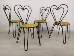 Pamono Garden Set by Mathieu Matégot, 1950s, Set of 5><noscript><img width=