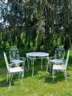 Pamono Garden Set, 1950s, Set of 5><noscript><img width=
