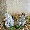 Pamono Garden Stone Lions, Set of 2> Garden Seating