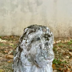 Pamono Garden Stone Lions, Set of 2><noscript><img width=