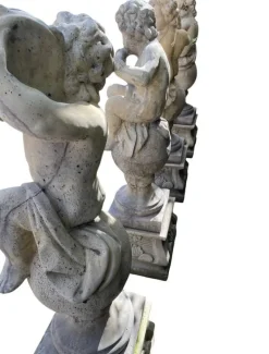 Discount Pamono Garden Stone Sculpture Cherubs, 1950s, Set of 4